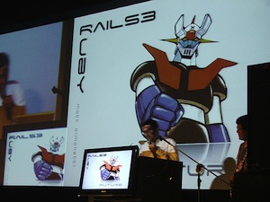 Matt Aimonetti at Rails Summit 2009, Brazil